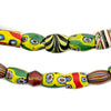 Oval Antique Venetian African Millefiori Trade Beads #15860