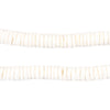 White Sea Shell Heishi Disk Beads (7mm)