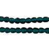 Teal Recycled Glass Beads (7mm)