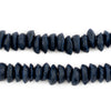 Dark Blue Ashanti Saucer Beads (10mm)