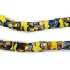 Yellow & Blue Antique Matching Venetian Millefiori Trade Beads