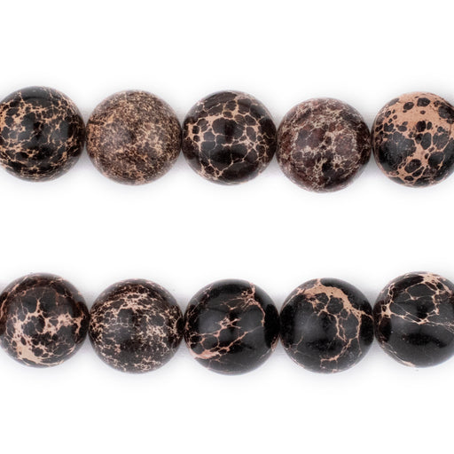 Black Sea Sediment Jasper Beads (12mm) - The Bead Chest