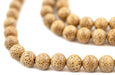 Dark Natural Tibetan Lotus Seed Mala Beads (10mm) - The Bead Chest
