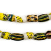 Oval Antique Venetian African Millefiori Trade Beads #15861