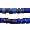 Jumbo Dark Faceted Russian Blue Beads (9-12mm)