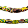 Oval Antique Venetian African Millefiori Trade Beads #15862