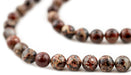 Round Red Jasper Beads (8mm) - The Bead Chest