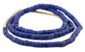 Dark Faceted Russian Blue Beads (Long Strand) - The Bead Chest