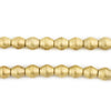 Smooth Brass Bicone Beads (8x7mm)