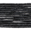 Matte Black Ghana Seed Beads (4mm)