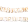 White Shard Ocean Shell Heishi Beads