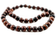 Red Round Tiger Eye Beads (9mm) - The Bead Chest