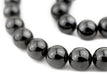 Round Non-Magnetic Hematite Beads (14mm) - The Bead Chest
