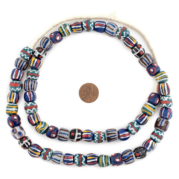 Karaga Medley Round Krobo Beads (12mm) - The Bead Chest
