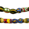 Oval Antique Venetian African Millefiori Trade Beads #15866