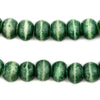 Forest Green Rustic Bone Mala Beads (12mm)