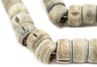 Light Grey Cylindrical Bone Beads (22mm) - The Bead Chest