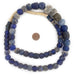 Antique Transparent Blue Dutch Dogon Trade Beads - The Bead Chest