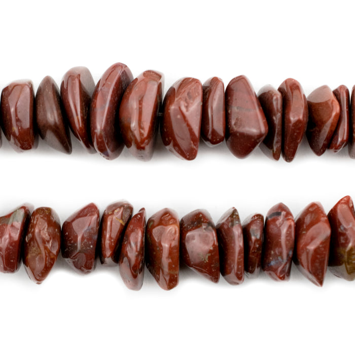 Red Jasper Chip Beads (7-14mm) - The Bead Chest