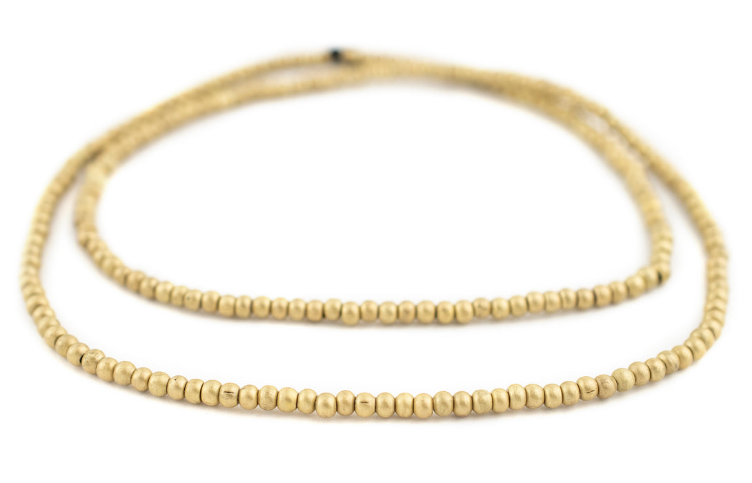 Smooth Brass Seed Beads (4mm) - The Bead Chest
