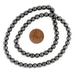 Round Non-Magnetic Hematite Beads (6mm) - The Bead Chest