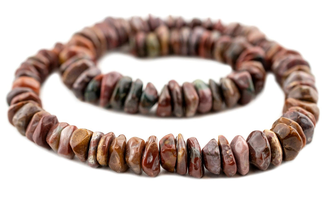 Red Jasper Chip Beads (10-17mm) - The Bead Chest