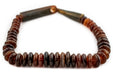 Translucent Amber Horn Disk Beads (Graduated) - The Bead Chest