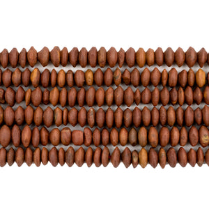 Brown Jade Saucer Beads (5mm)