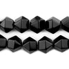 Diamond Cut Onyx Beads (14mm)