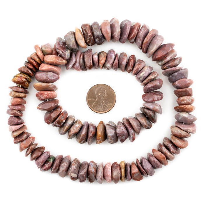 Chip Beas Milky Red Jasper Chip Beads (7-17mm) — The Bead Chest