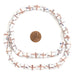 White Mini Java French Cross Beads - The Bead Chest