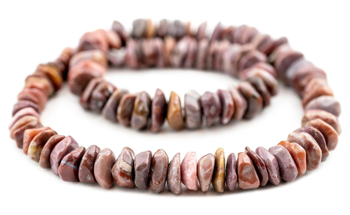 Chip Beas Milky Red Jasper Chip Beads (7-17mm) — The Bead Chest