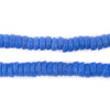 Blue Mini-Disk Sandcast Beads