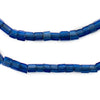 Old Faceted Russian Blue Glass Trade Beads (5mm)
