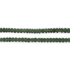 Dark Green Jade Saucer Beads (4mm)
