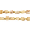Faceted Beige Afghan Calcite Beads (5-7mm)