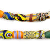 Oval Antique Venetian African Millefiori Trade Beads #15875