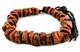 Moroccan Square Coral Amber Resin Beads - The Bead Chest