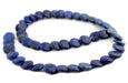 Flat Round Lapis Lazuli Beads (12mm) - The Bead Chest