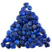 Half-Drilled Heart-Shaped Lapis Lazuli Beads (10mm, Set of 100) - The Bead Chest
