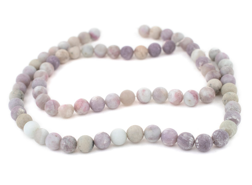 Matte Lavender Lilac Jade Beads (10mm) - The Bead Chest