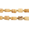 Faceted Beige Afghan Calcite Beads (6-8mm)