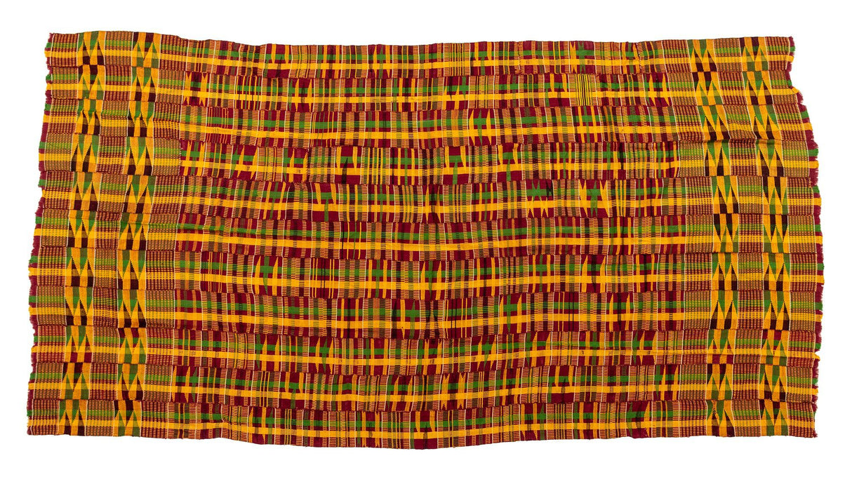 African Ashanti Kente Cloth #14919 - The Bead Chest