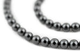Round Non-Magnetic Hematite Beads (5mm) - The Bead Chest
