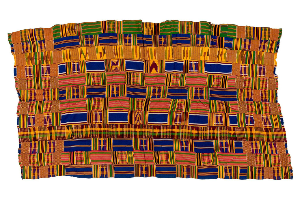 African Ashanti Kente Cloth #14917 - The Bead Chest