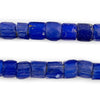 Antique Faceted Russian Blue Beads (10-11mm)