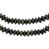 Zebra Saucer Serpentine Beads (8mm)