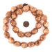 Copper Dotted Diamond Cut Hollow Tribal Beads (18mm) - The Bead Chest
