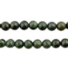 Round Green Nephrite Jade Beads (8mm)