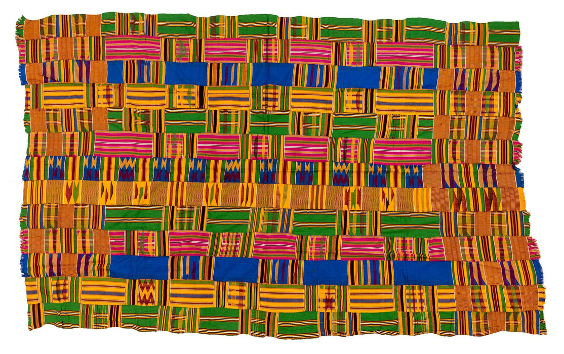 African Ashanti Kente Cloth #14913 - The Bead Chest
